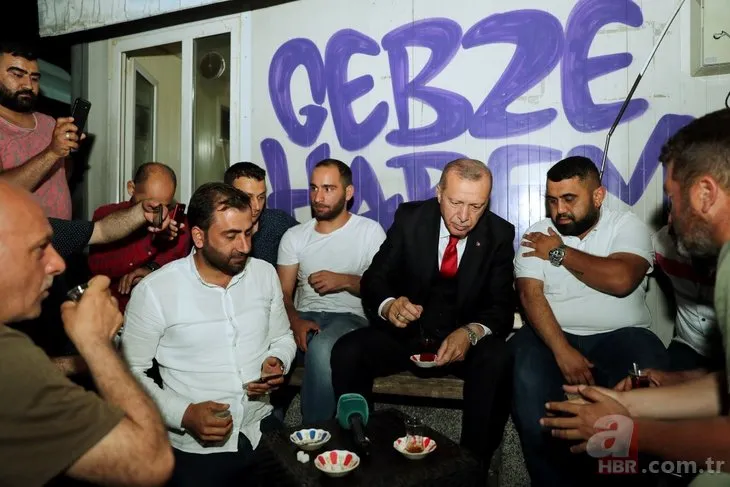 Başkan Erdoğan'dan Üsküdar'da sürpriz ziyaret