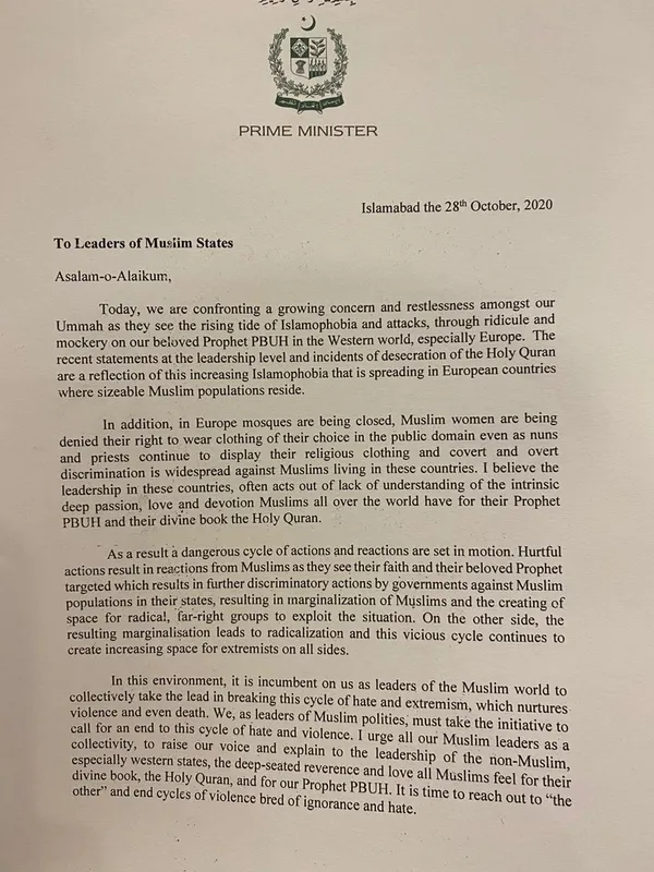 Pakistan Başbakanı İmran Han’dan Müslüman ülkelerin liderlerine çağrı - 2