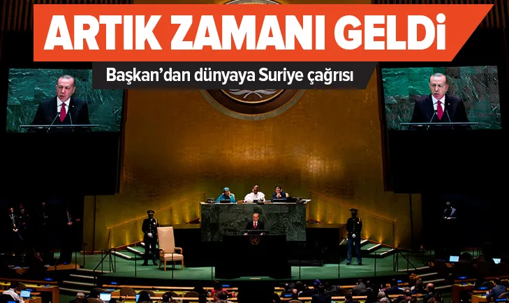 BaÅkan ErdoÄan'dan BM Genel Kurulu'nda tarihi konuÅma