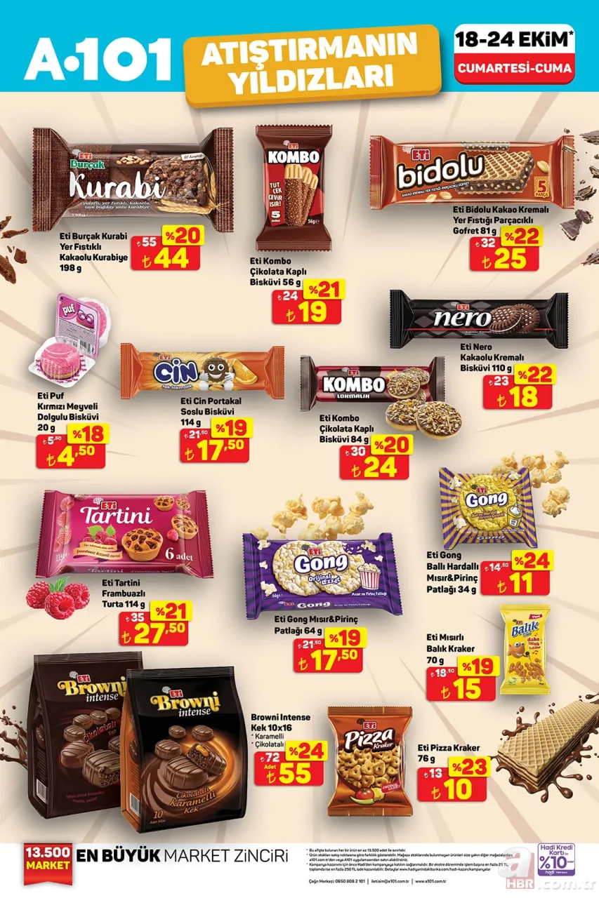 A101 FIRSATLARINDA BU HAFTA | 18-24 Ekim indirimlerinde neler var? Ayçiçek yağı 435 TL, deterjan 179 TL, duş jeli 69 TL… 6