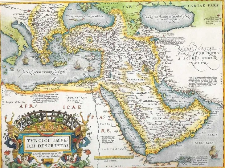 3 kıtada at süren Osmanlı haritası! 100 300 500 yıl boyunca o ülkelere hükmetti