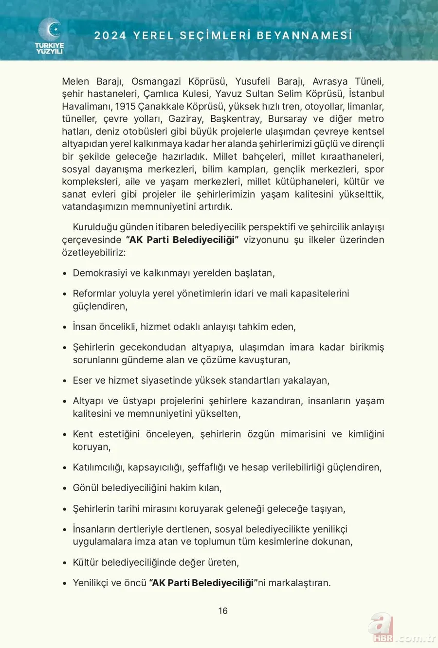 İşte AK Parti'nin yerel seçim beyannamesi! 85 milyonu ilgilendiriyor: Gençlerden yaşlılara, aileden engelliye... 12
