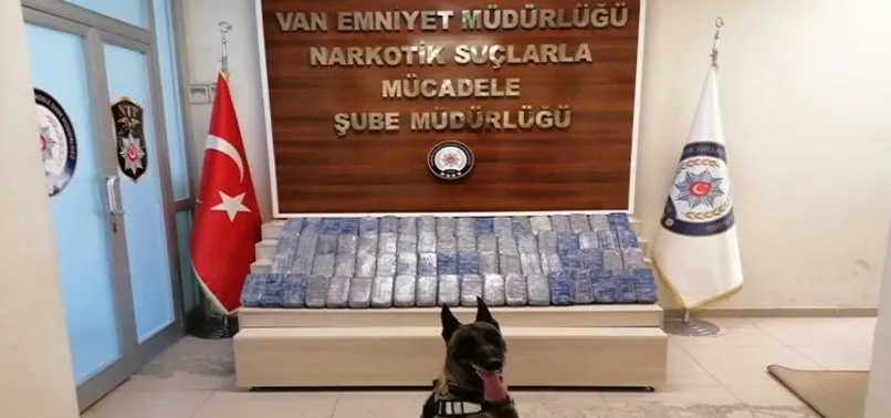 Van'da 'Oscar'lı aramada otomobilde 74,5 kilo eroin ele geçirildi