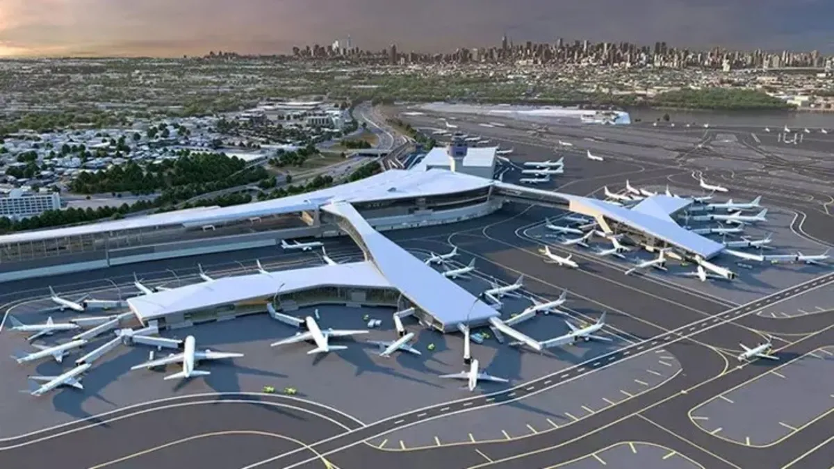 New York'ta korku dolu anlar! İki uçak pistte çarpıştı! 1 yaralı