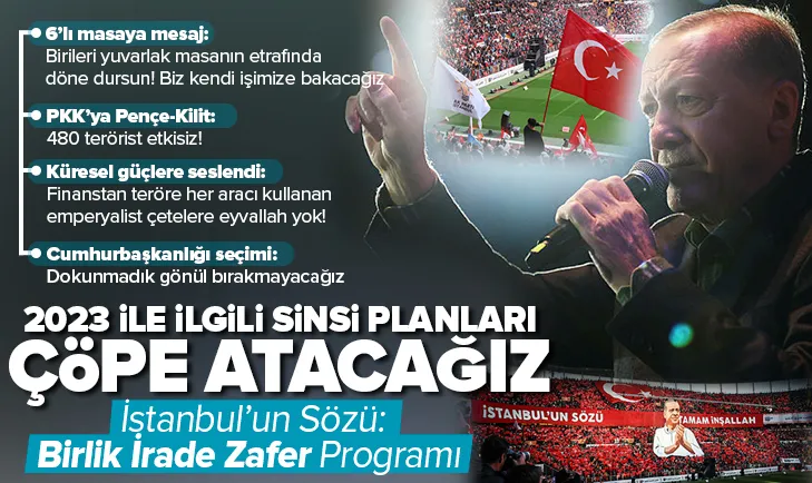 2023 ile ilgili sinsi planları çöpe atacağız!