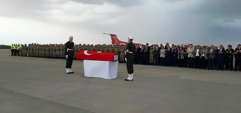 Şehit asker Sezai Eşkioğlu Hakkari'de törenle memleketine uğurlandı