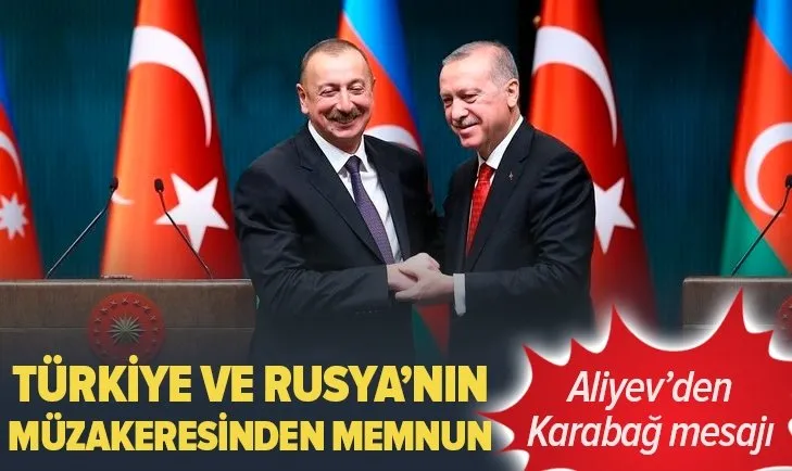 Azerbaycan Türkiye ve Rusya'nın müzakeresinden memnun