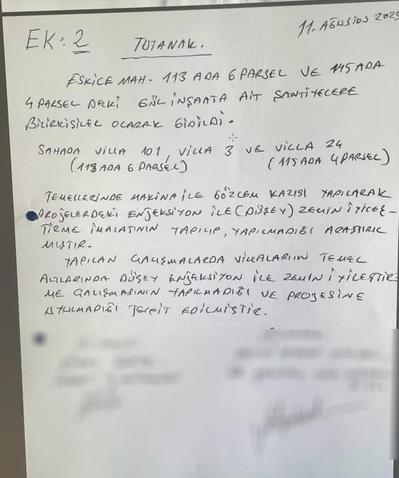 Kazıksız temel attı imzadan kaçtı! CHP’li Büyükçekmece Belediyesi’ndeki rüşvet operasyonunda yeni detaylar | İşte tabut villaların tutanakları