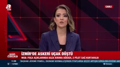 Son dakika: İzmir’de askeri uçak düştü!