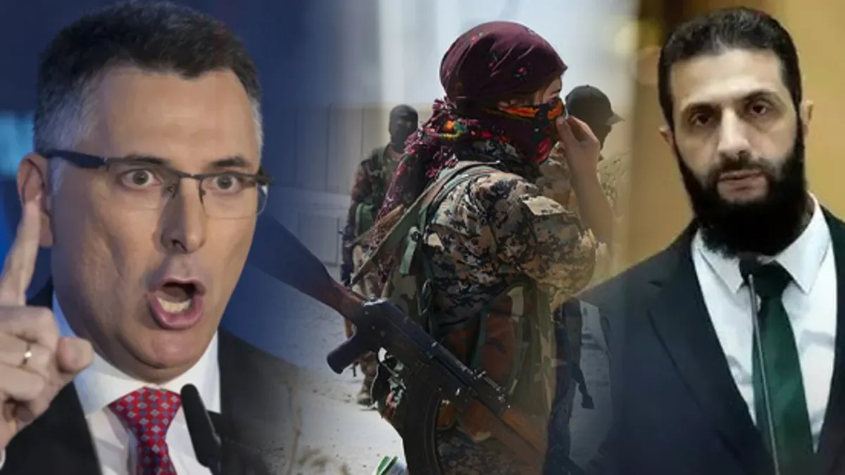 Terör devleti Suriye'de PKK'yı kollama peşinde! Siyonist bakandan skandal sözler | Şara'yı hedef aldı