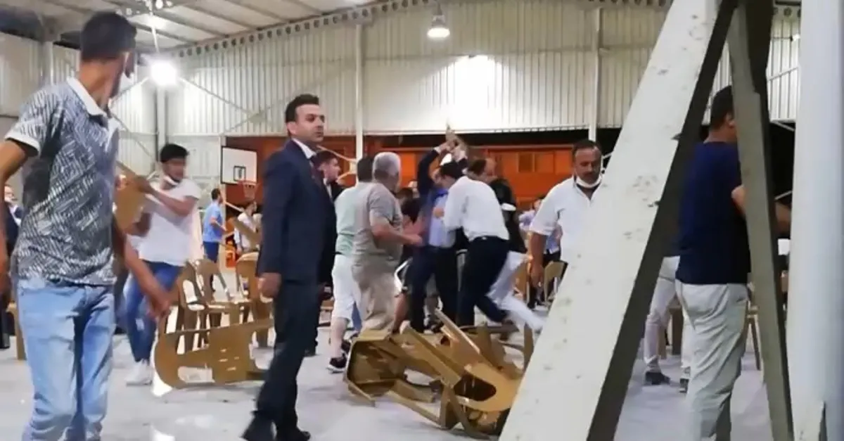 Son dakika: İstek şarkı düğünü savaş alanına çevirdi! Sandalyeler havada uçuştu