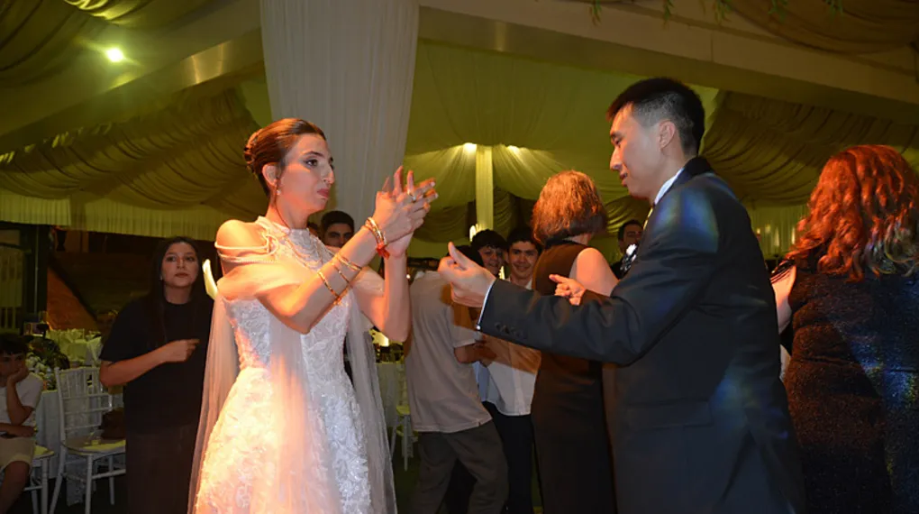 Sevdiği kız için Çin'den Ordu'ya damat geldi