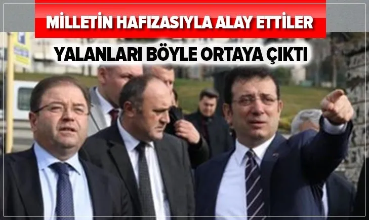 CHP'li İBB Başkanı Ekrem İmamoğlu ile Maltepe Belediye Başkanı Ali Kılıç'tan algı operasyonu!