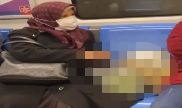 İstanbul metrosunda akılalmaz görüntüler! Öyle bir şey yaptı ki... Sosyal medyayı salladı