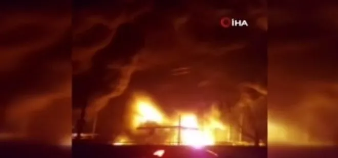 Son dakika: Rusya Jitomir bölgesinde yakıt deposu vurdu iddiası