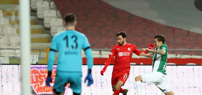 Konyaspor evinde Sivasspor’a mağlup oldu