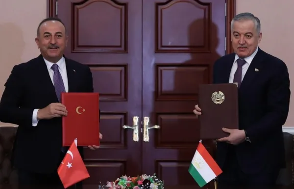 Dışişleri Bakanı Mevlüt Çavuşoğlu Tacikistanlı mevkidaşı Muhriddin ile iş birliği mutabakat zaptını imzaladı - 2