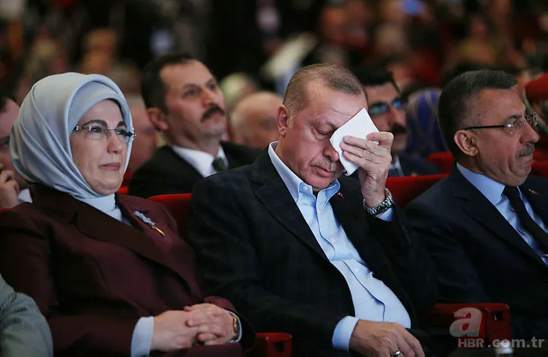 Başkan Erdoğan'ı duygulandıran görüntüler! Gözyaşlarını tutamadı 10