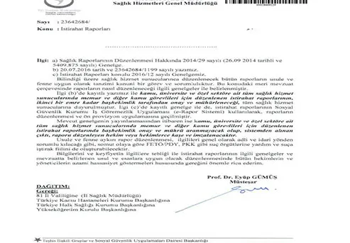 Memura rapor veren doktora 'PKK-FETÖ' uyarısı - 1