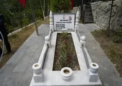 Şehit öğretmen Necmettin Yılmaz Gümüşhane'deki kabri başında anıldı