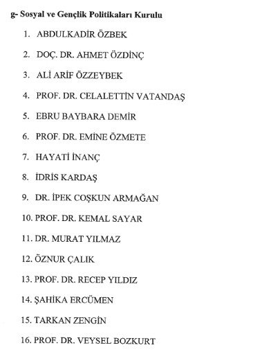 Cumhurbaşkanlığı politika kurullarına atamalar Resmi Gazete’de! 10 ayrı kurula toplam 140 isim