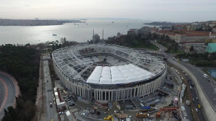 Vodafone Arena’da Beşiktaş göründü