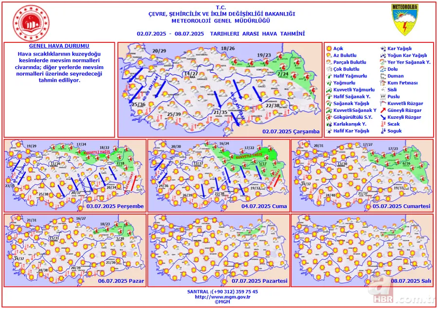 Meteoroloji uyardı: 5 Temmuz’da yeni dalga geliyor! Libya üzerinden Türkiye’yi etkisi altına alacak 3