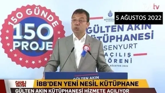 CHP'li Ekrem İmamoğlu 4 ay önce açılışını yaptığı kütüphaneyi yeniden açtı - 4