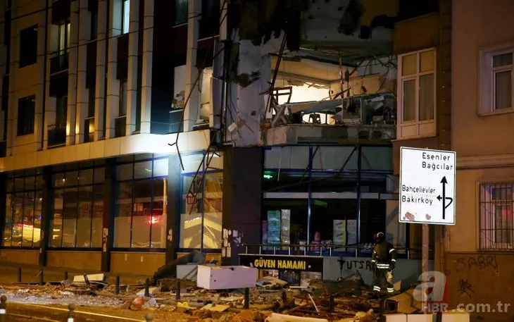 Güngören'de doğalgaz patlaması! Ortalık savaş alanına döndü...