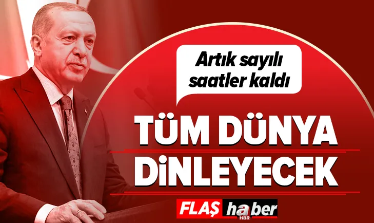 Tüm dünya dinleyecek! Gözler Başkan Erdoğanda...