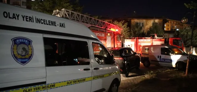 Siirt’te polis lojmanında yangın! 13 kişi dumandan etkilendi