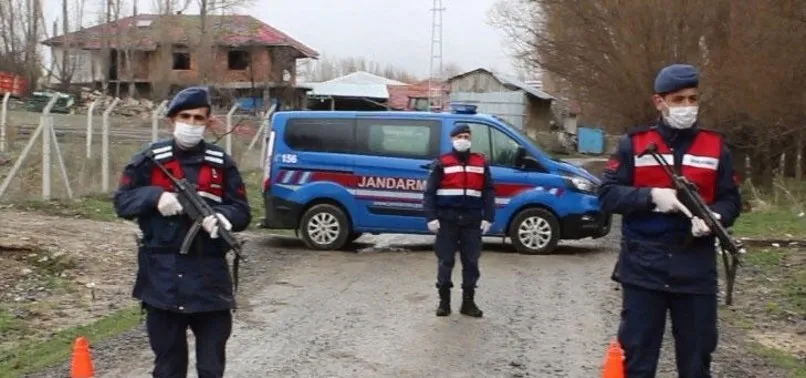 bayburt ta bir koy karantinaya alindi