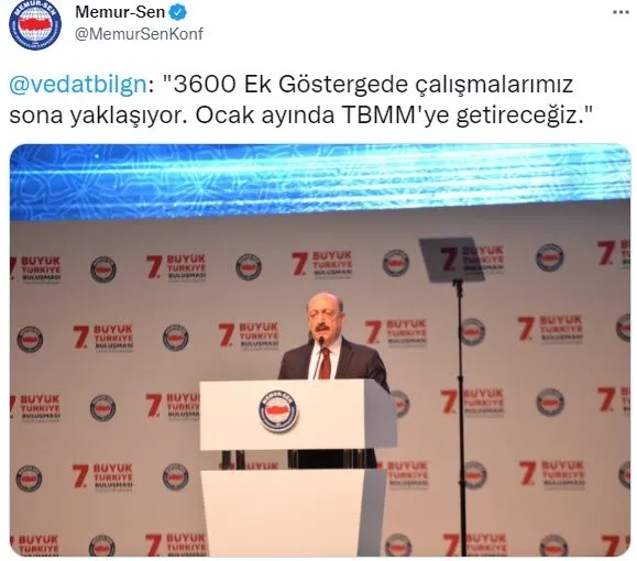 Son dakika: Çalışma ve Sosyal Güvenlik Bakanı Vedat Bilgin'den 3600 ek gösterge açıklaması! Tarih verdi - 2
