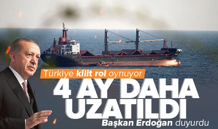 Tahıl anlaşması 4 ay daha uzatıldı!