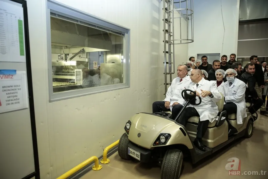 Başkan Erdoğan, Eskişehir'de, ETİ Fabrikası'nı ziyaret etti 10