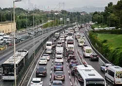 Megankentte trafik kilit yoğunluk yüzde 80!