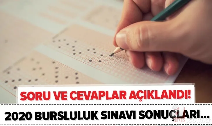 MEB bursluluk sınavı soruları ve cevapları sorgulama! 2020 PYBS İOKBS sonuçları ne zaman açıklanacak? 1