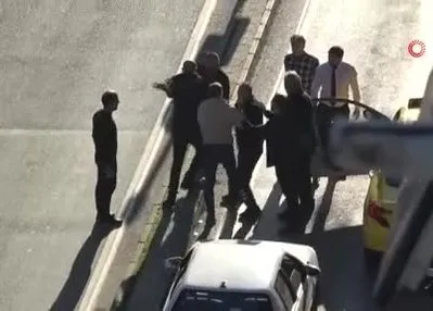 Samsun’da trafikte kavga