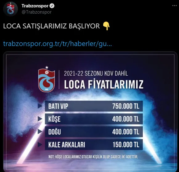 Trabzonspor'da loca satışları başlıyor - 1