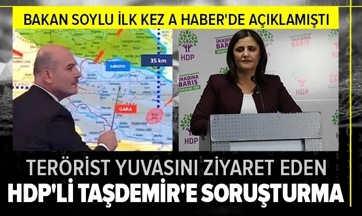 Son dakika: Gara'da terör yuvasını ziyaret etmişti! HDP'li Dilan Taşdemir'e soruşturma!