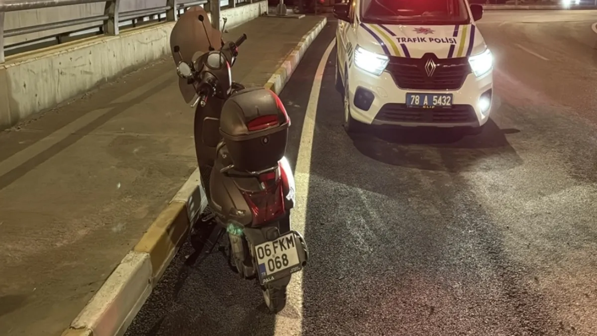 Karabük'te motosiklet kazası! Astsubay ağır yaralandı