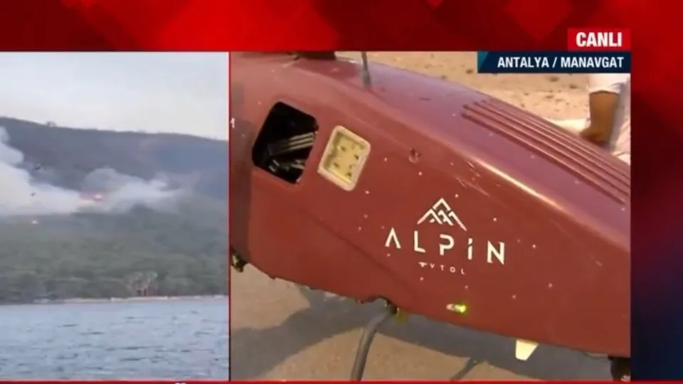 A Haber Yangın Harekat Merkezi’nde yangınlarda kullanılan insansız helikopteri görüntüledi! Peki nasıl kullanıyor?