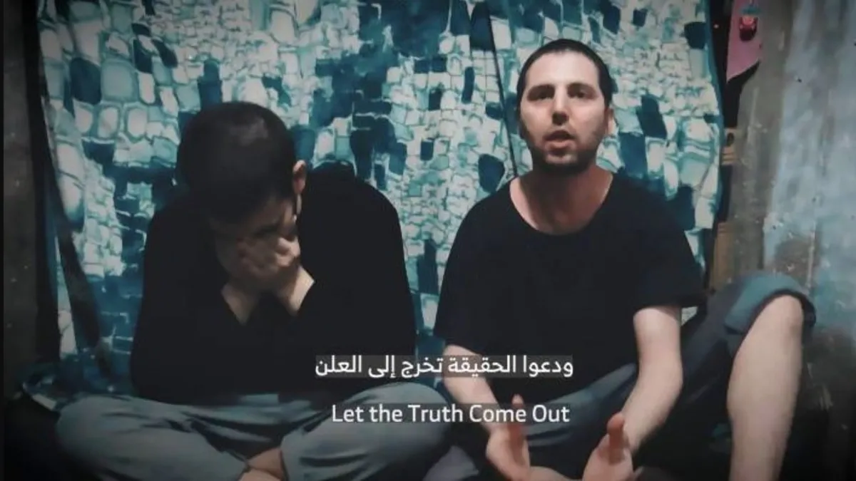 Ateşkesin bitmesinin ardından İsrailli esirlerden ilk video: İsrail hükümetine öfke kustular: Sesimizi duyurmaları için Hamas'a yalvardık