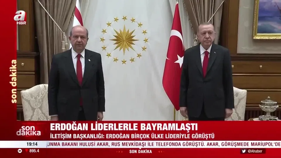 Başkan Erdoğan liderlerle bayramlaştı!