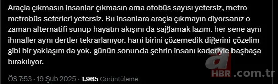 İstanbul'da kar yağışı toplu taşımayı vurdu! Metro ve metrobüs duraklarında izdiham | İmamoğlu'na tepki yağdı... 11