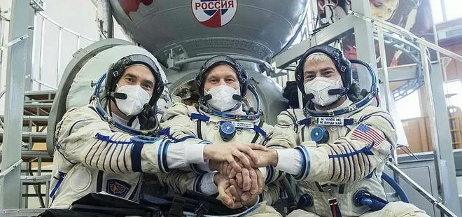 NASA astronotu ve kozmonotların ISS’e yolculuğu başladı