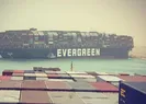 Süveyş Kanalında dev gemi karaya oturdu! Dünya ticaret yolu durdu