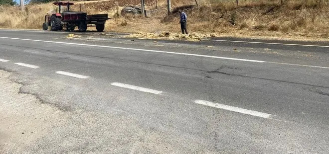 Alev alev yanan römork paniğe sebep oldu