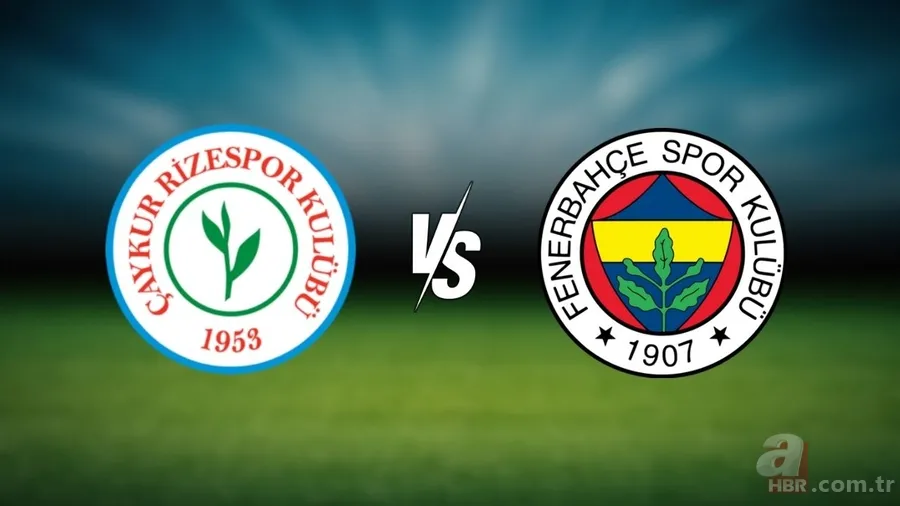 Süper Lig 13. hafta: Rizespor-Fenerbahçe maçı ne zaman, saat kaçta, hangi kanalda? 1