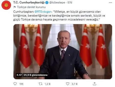 son-dakika-baskan-erdogandan-29-ekim-cumhuriyet-bayrami-mesaji-1635441195667.jpg Son dakika: Başkan Erdoğan'dan 29 Ekim Cumhuriyet Bayramı mesajı - 1